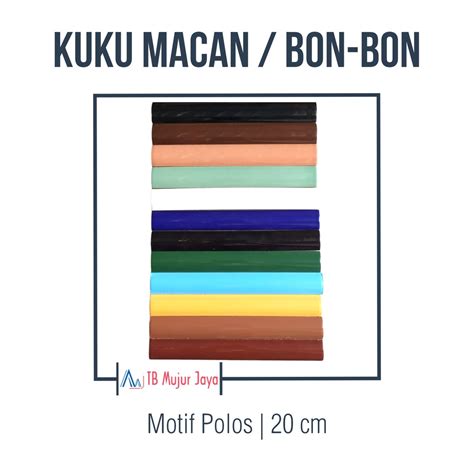 Jual Kuku Macan Bon Bon Lis Pinggiran Keramik Motif Polos Cm