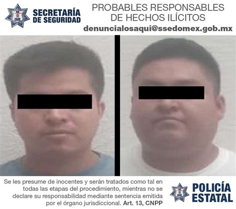 Elementos De La Secretar A De Seguridad Del Edomex Aprehenden A Dos