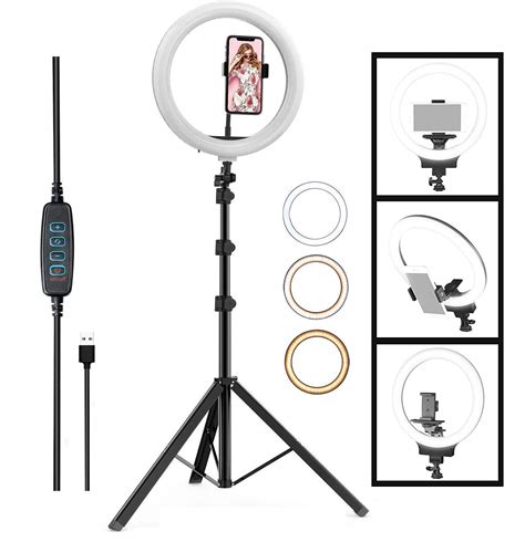 Buy SNOOZEHUB 12 Inch Ring Light With Tripod Professional Shooting Big