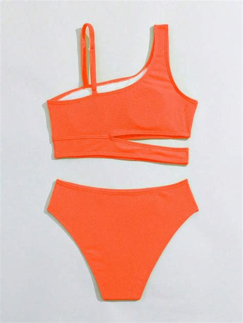 Conjunto de bikini para niña preadolescente con partes separables acolchado desmontable y