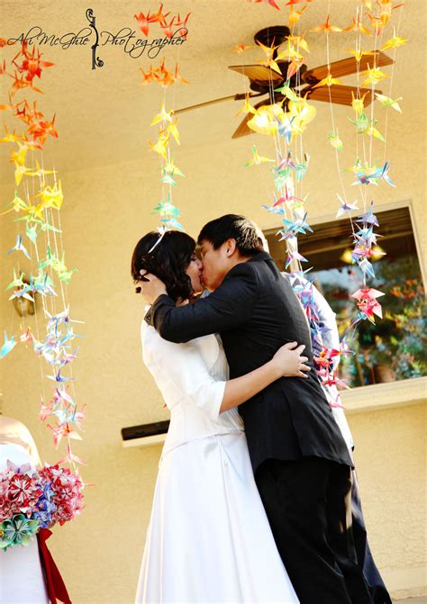 Handmade Rainbow Wedding Full of Love {Private Home} » Little Vegas Wedding