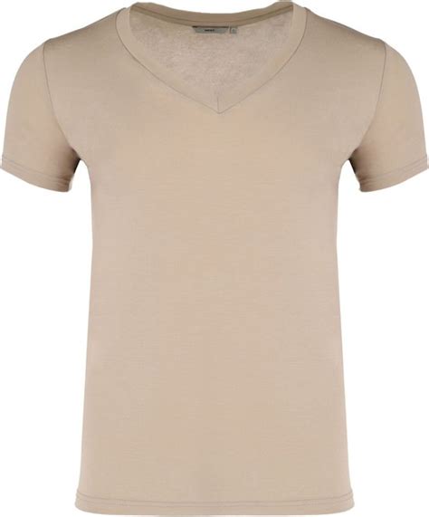 Mexx Slim V Neck T Shirt Mannen Nude Maat S Bol