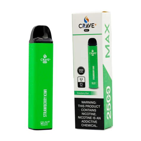 New Crave Max 2500 Puffs Disposable Vape Luxury Vape Uae