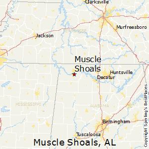 Best Places to Live in Muscle Shoals, Alabama