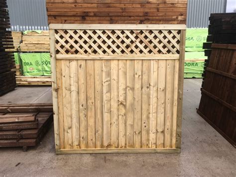 Tongue And Groove Fence Lattice Top Panels • Buy Online Nottingham