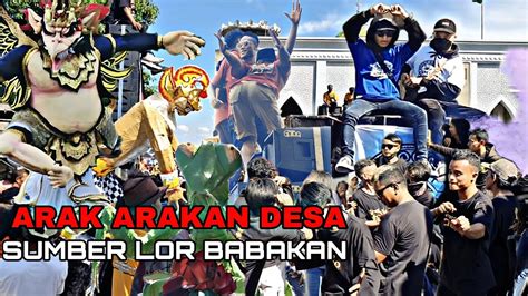 Arak Arakan Desa Sumber Lor Babakan Cirebon YouTube