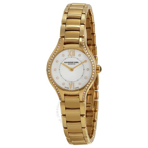 Raymond Weil Noemia Mother Of Pearl Diamond Dial Ladies Watch 5124 Ps