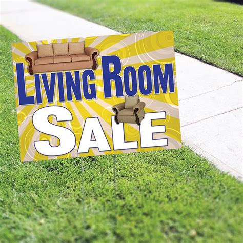Living Room Sale Coroplast Yard Sign Sign Fever