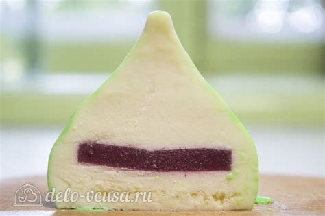 Муссовое пирожное с зеркальной глазурью, рецепт с фото