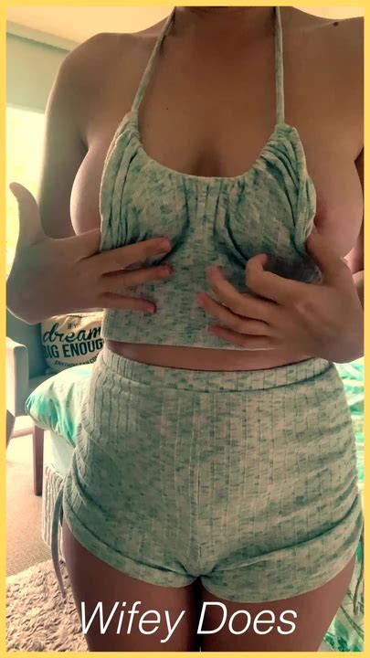 Wifey Tries On Her Hot Summer Pyjamas No Panties And Braless Part Xhamster