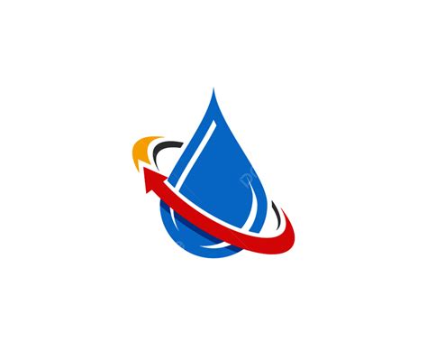 Water Drop Illustration Vector Art Png Water Drop Logo Template Vector
