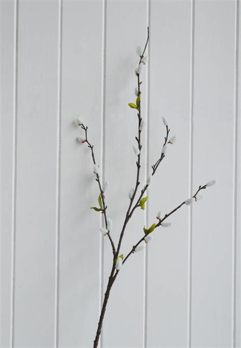Faux Pussy Willow New England Furniture Home And Interiors For Coastal And Modern Farmhouses