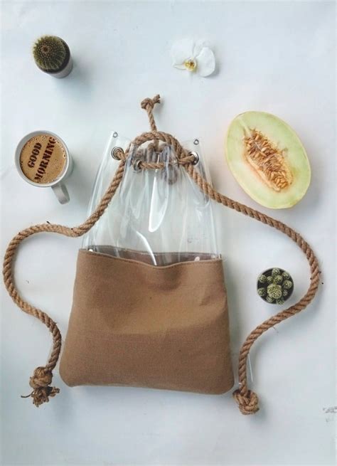 Rope Bag Nude Backpack Bucket Bag Tote Bag Felt Backpack Etsy