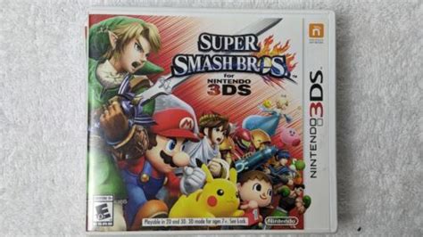 Super Smash Bros Nintendo 3ds Tested And Working W Tracking