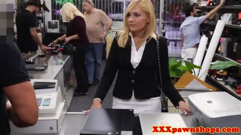 Pawnshop Milf Desperately Sucking For Cash