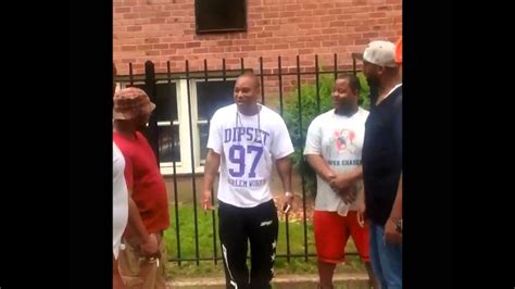 LOL Cam Ron Clowns London Goons Who Tried To Rob Him Sucka Ass Niggas New 2014 YouTube