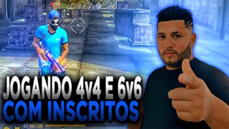 Free Fire Ao Vivovem Joga V V X Dos Crias E Xt Vem Pra Live