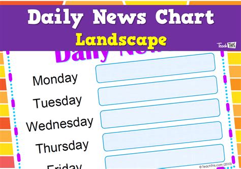 daily news chart landscape teacher resources  classroom games