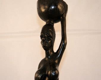 Nude Woman Wood Sculpture GYMNAST