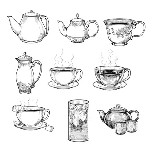 Premium Vector | Vintage teapot illustration