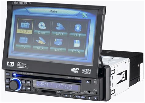 One DIN 7 Inches In Dash Car DVD Player China Car Dvd Player And In