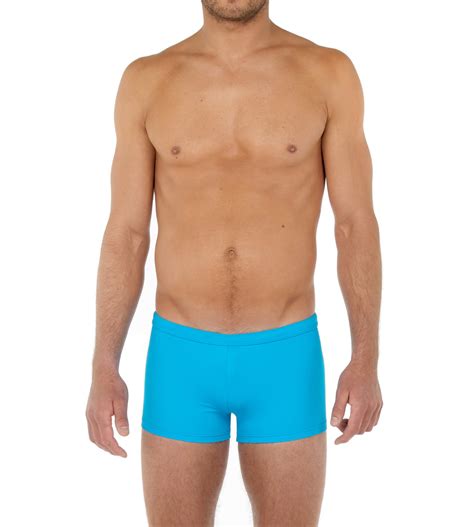 Boxer De Bain HOM Sea Life Turquoise Lingerie Sipp