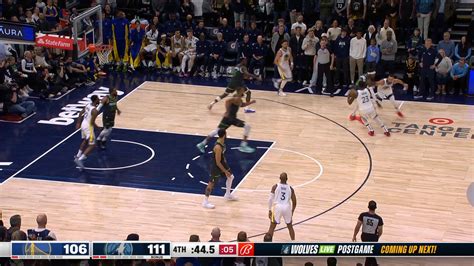 24 Second Shot Clock Reset Warriors Timberwolves NBA Official