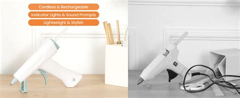 Amazon Htvront Cordless Hot Glue Gun Auto Shut Off Mah Battery Usb C Rechargeable