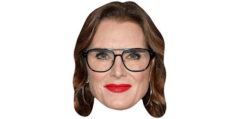 Brooke Shields Glasses Maske Aus Karton Celebrity Cutouts