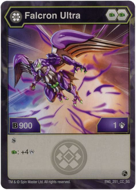 Darkus Falcron Ultra (Secrets of the Geogan) - The Bakugan Wiki