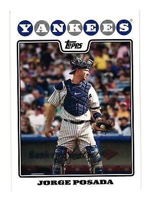 2008 Topps NYY13 Jorge Posada New York Yankees EBay