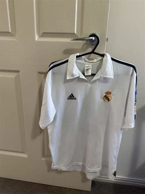 REAL MADRID 2002 Champions League Jersey Shirt $70.00 - PicClick AU