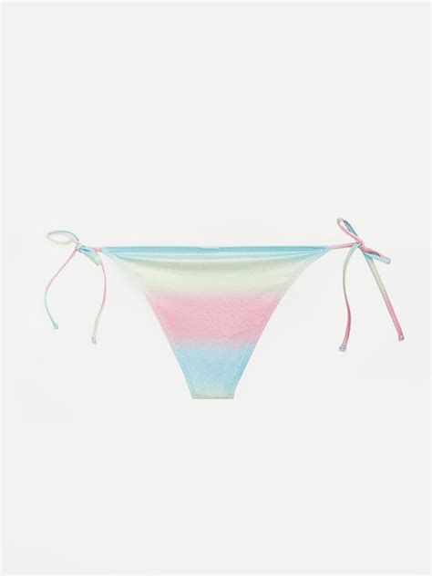 Karışık Baskılı Desenli Parlak Görünümlü Kadın Bikini Alt S Z F C LCW