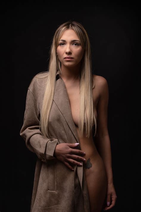 Girl Studio Nude Blonde Portrait On Behance