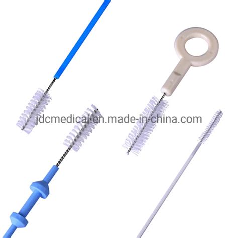 Endoscopy Valve Cleaning Brushes Endoscope Channel Cleaning Brush And