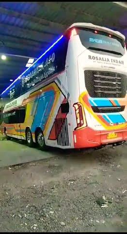 New Bus Rosalia Indah Sr Double Decker Viralvideo Vlog Rosaliaindah