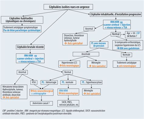 Recommandations Françaises Pour La Prise En Charge Des Céphalées En Urgence Figure 2