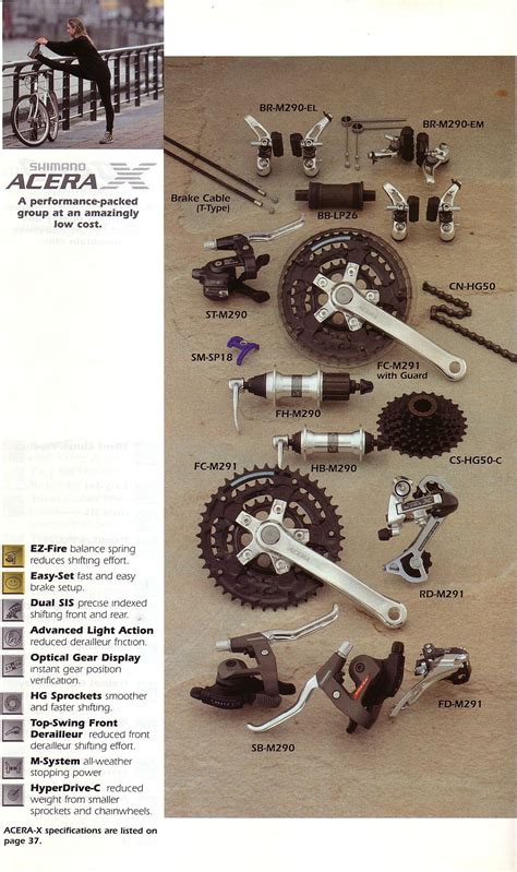 1996 - ACERA X | Shimano Catalogue 1996 | Retrobike