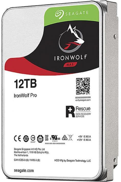 Накопитель HDD SATA 12.0TB Seagate IronWolf Pro NAS 7200rpm 256MB ...