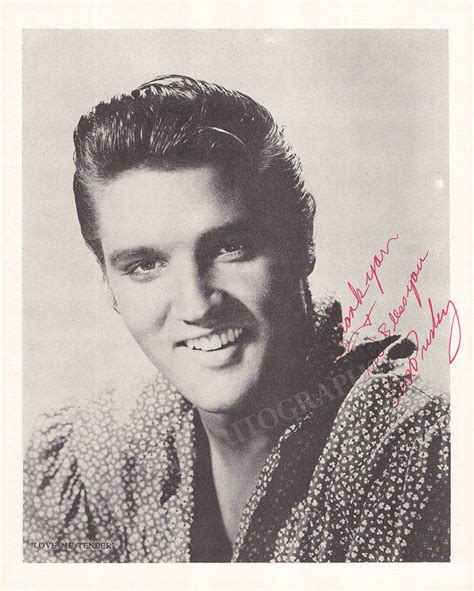 Presley Elvis Signed Photo Tamino Autographs