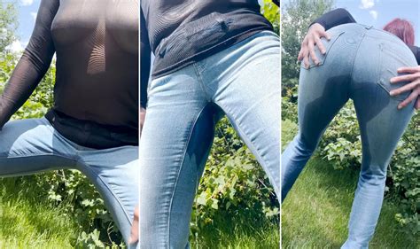 Pissing In The Jeans While Walking Amateur Porn Feat GeileDEERN XHamster