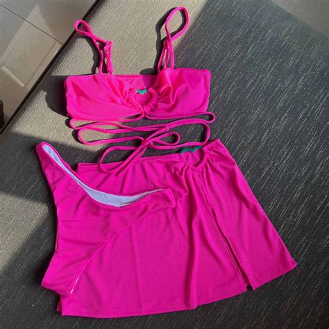 Utsjkr Savings Women S Piece Bikini Set Sexy Cutout Wrap Strappy Swimsuit With Drawstring