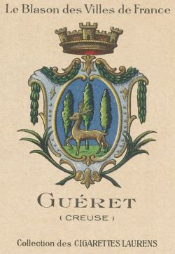 Blason de Guéret Coat of arms crest of Guéret