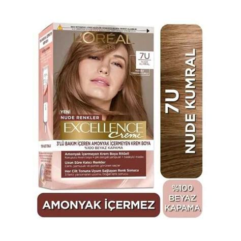 L Or Al Paris Excellence Creme Nude Renkler U Kumral Ka An Parf Meri