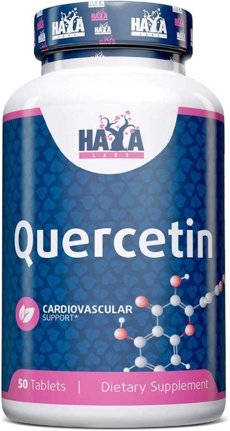 Quercetin 500 mg x 50 Tablets Double Strength Antioxidant Supplement ...