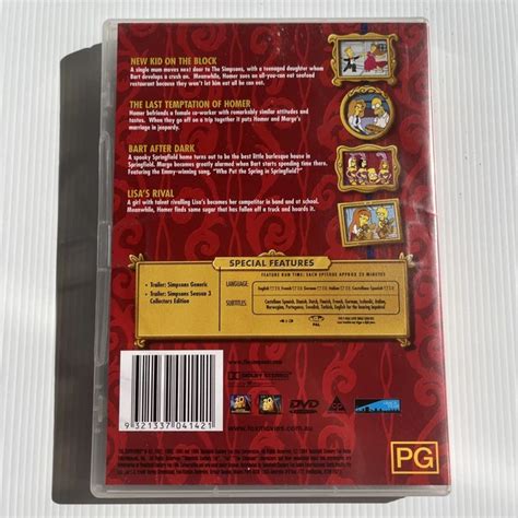 THE SIMPSONS CLASSICS Sex Lies The Simpsons DVD Region