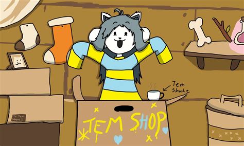 Temmie (Art Trade to chasedraws05) by BobGamingWJ on DeviantArt