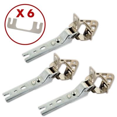 КОМПЛЕКТ ПАНТИ ЗА ВРАТА ЗА ХЛАДИЛНИК BOSCH / MIELE 00268699 , 5554870 ...