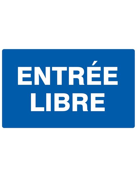 Entree Libre 330X200Mm Echamat Kernst