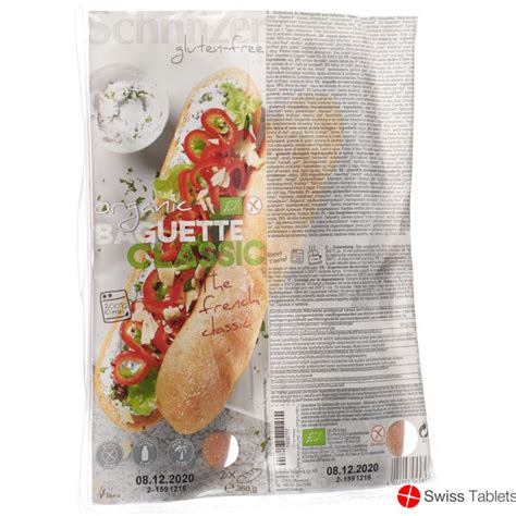 Buy Online Schnitzer Bio Baguette Classic 360g At Swiss Tablets